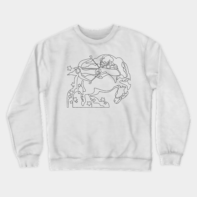 SAGITTARIUS Crewneck Sweatshirt by TheCosmicTradingPost